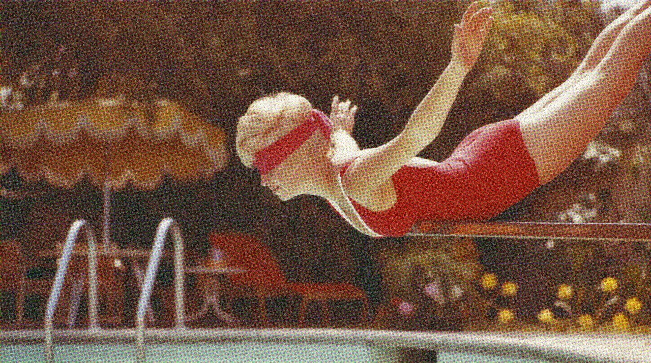 HUD App - Woman diving into pool blindfolded - Do we really need another season of Love is Blind