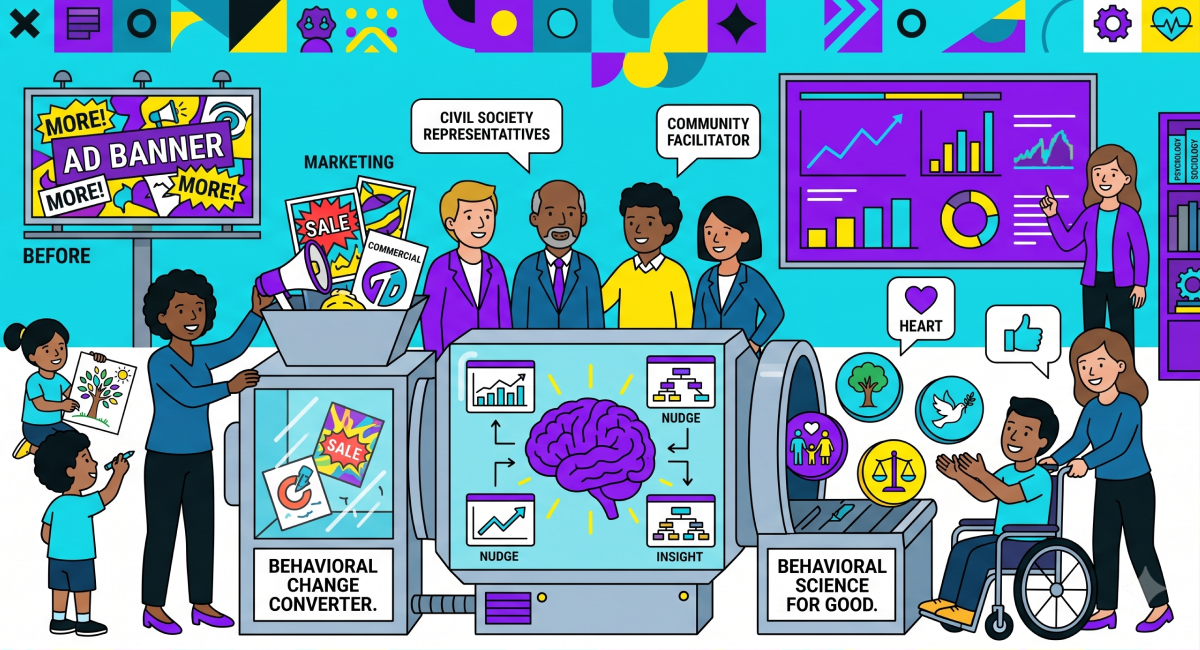 How civil society can turn marketing into behavioral science for good