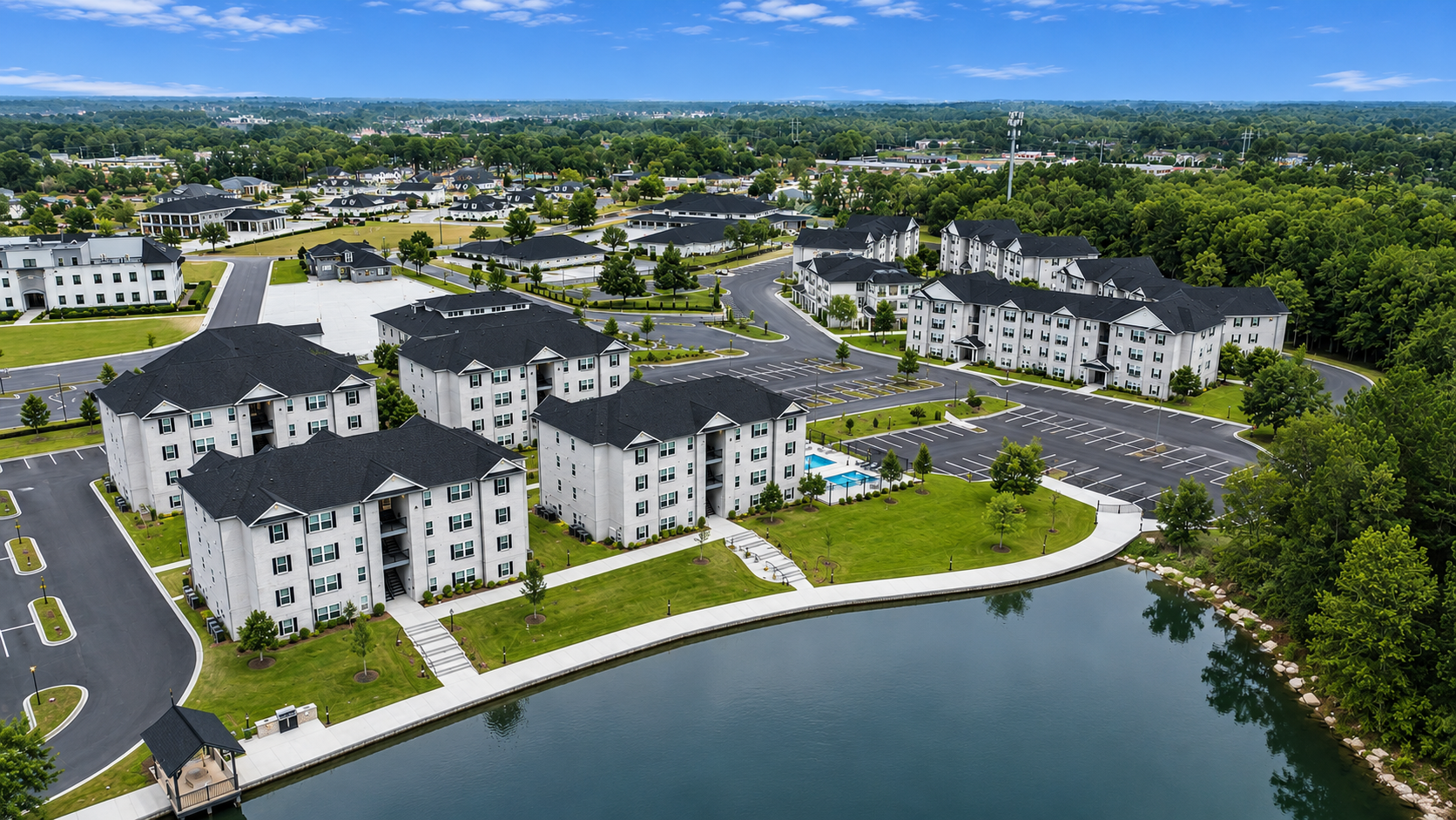 aerial of community