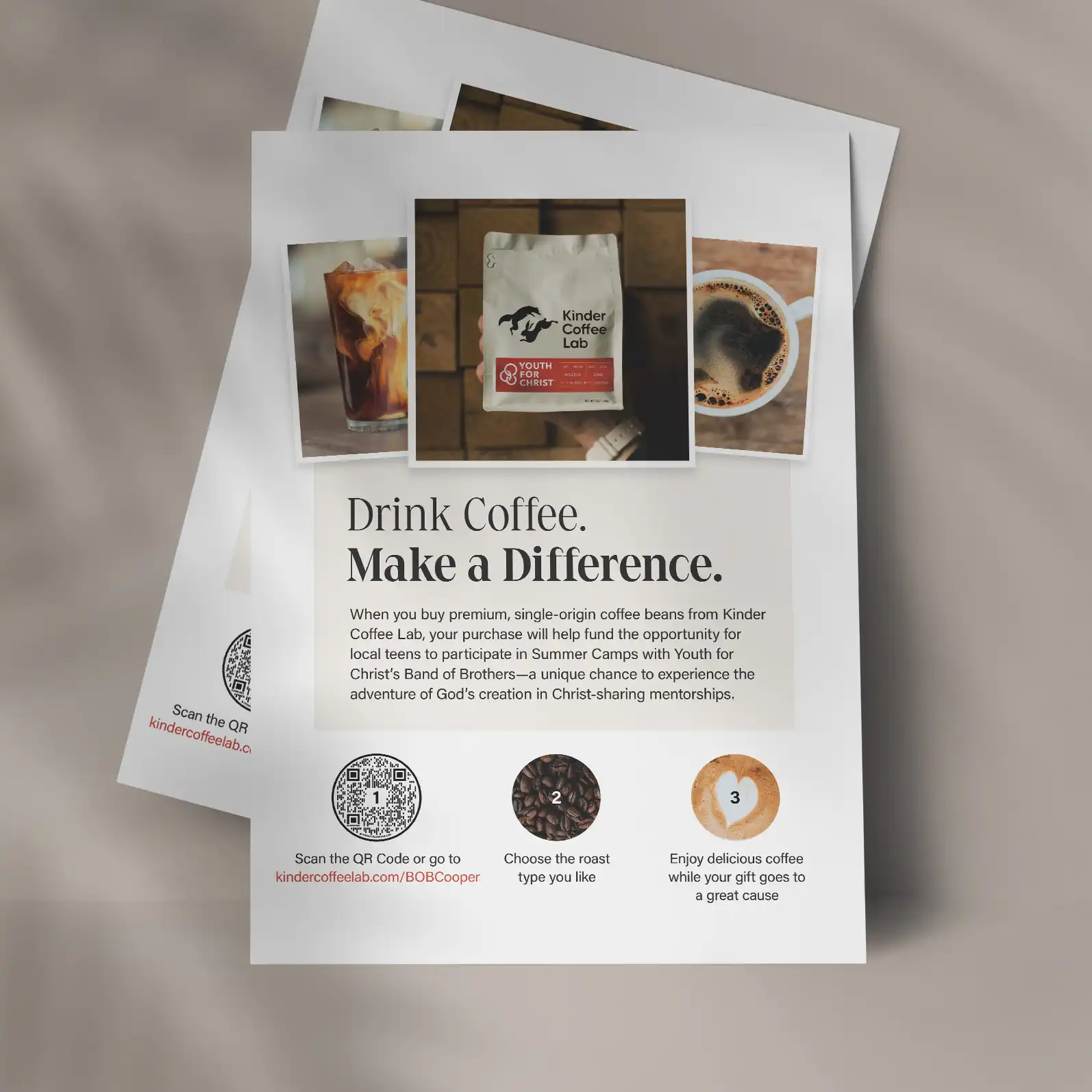 Custom fundraiser flyer