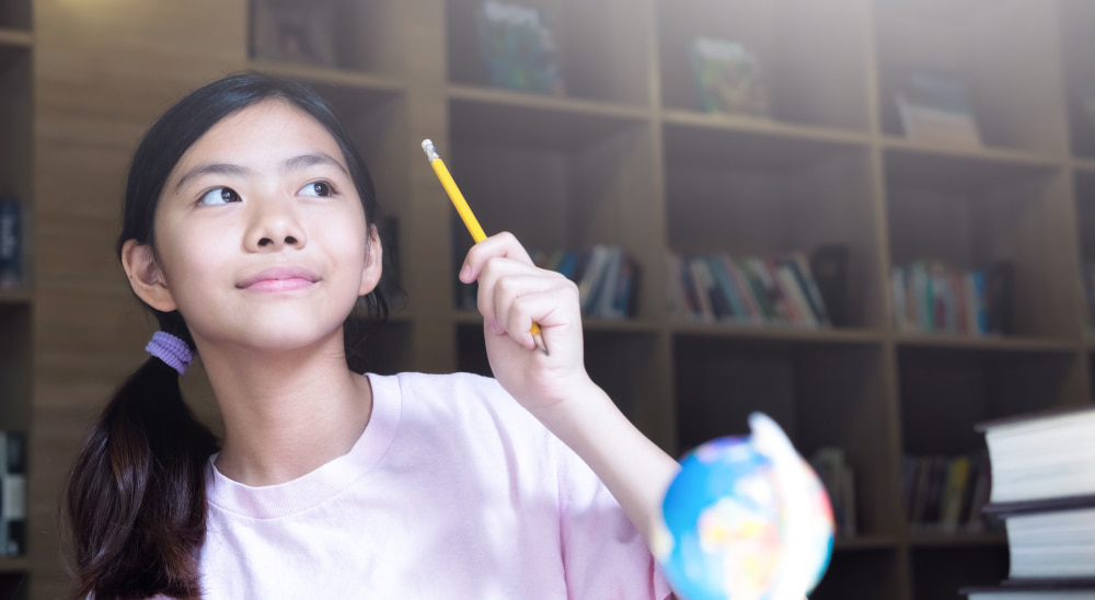 Secondary students learning VCE English Language exam strategies with study support