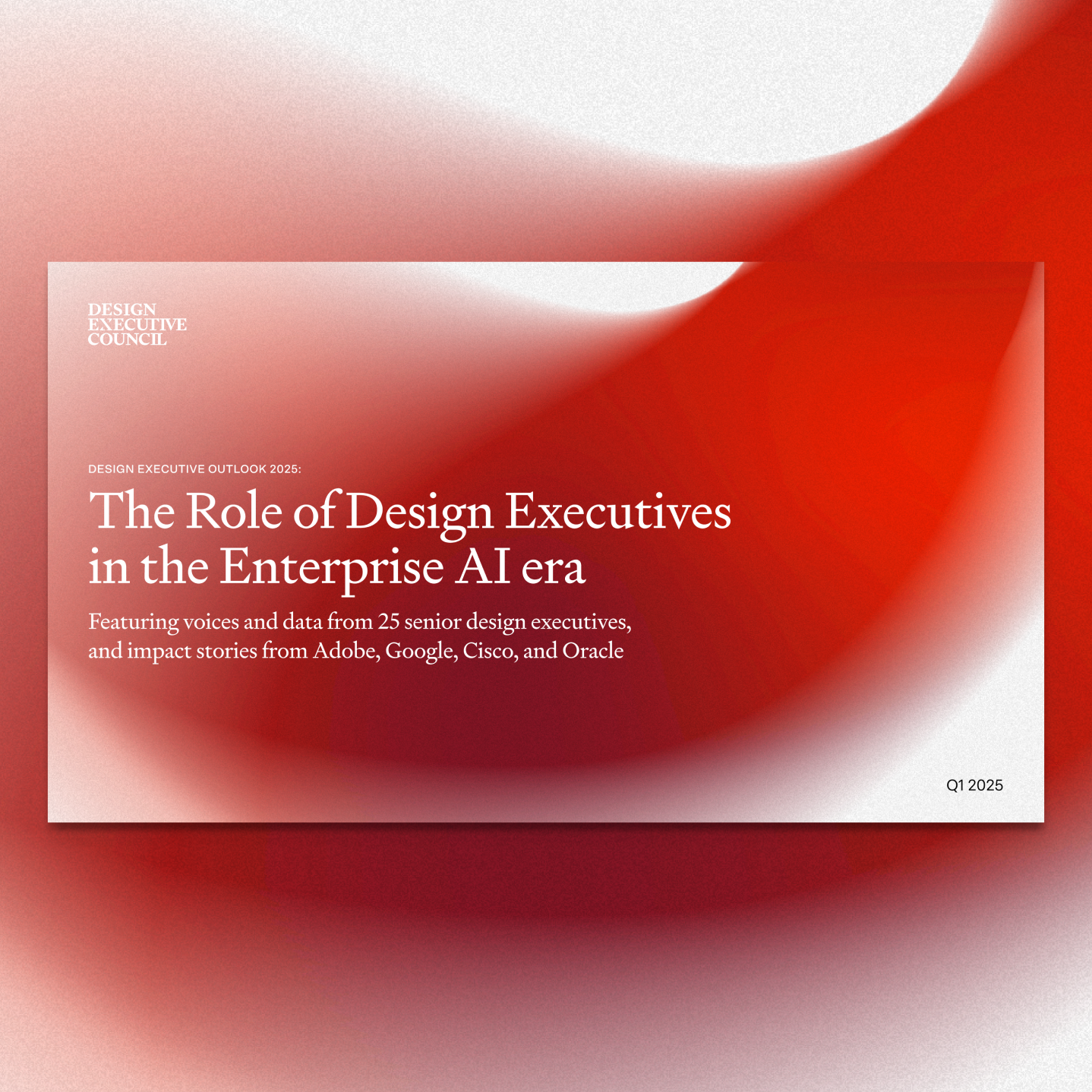 The Role of Design Executives in the Enterprise AI era