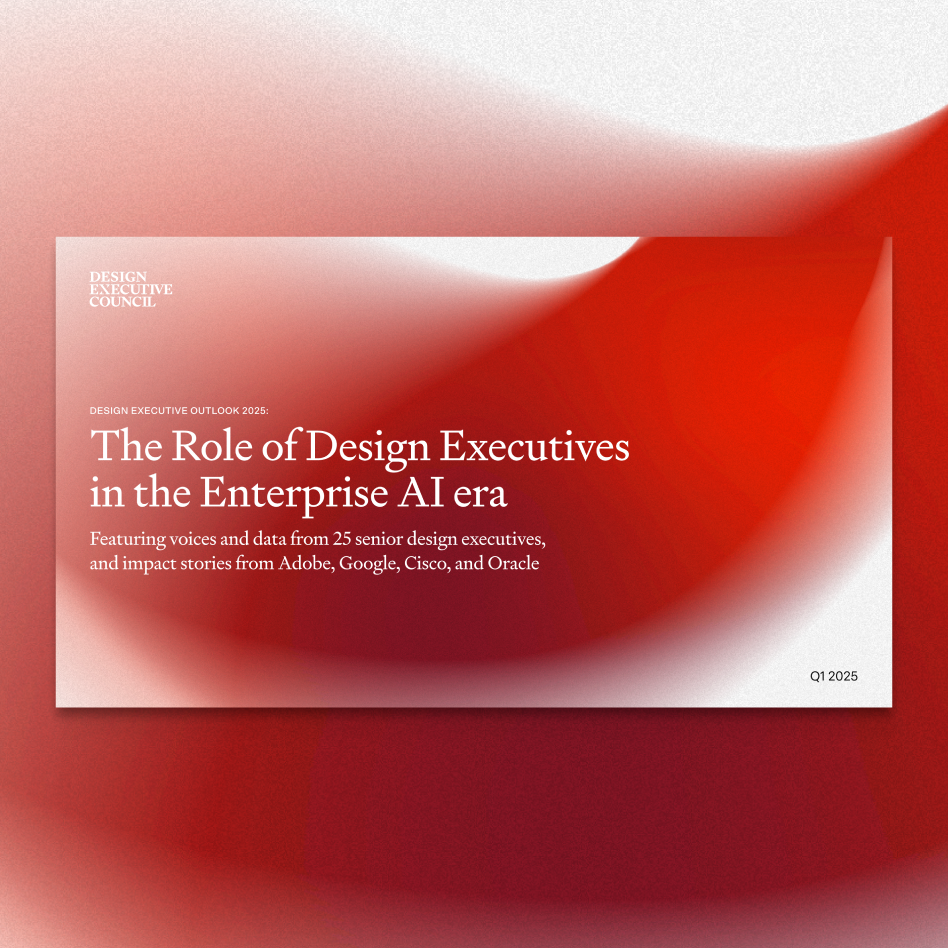 Report: The Role of Design Executives in the Enterprise AI Era
