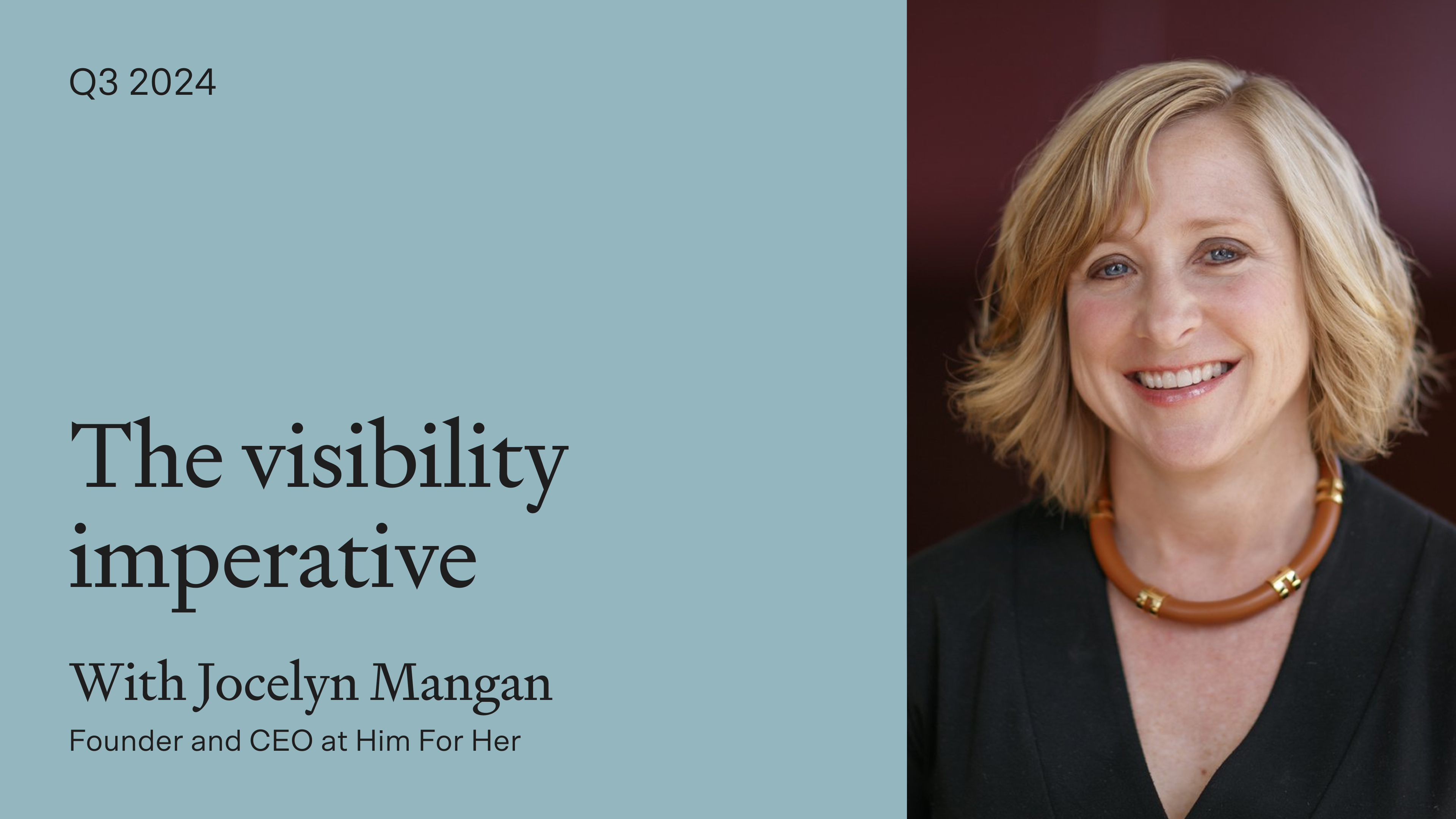 Fireside with Jocelyn Mangan