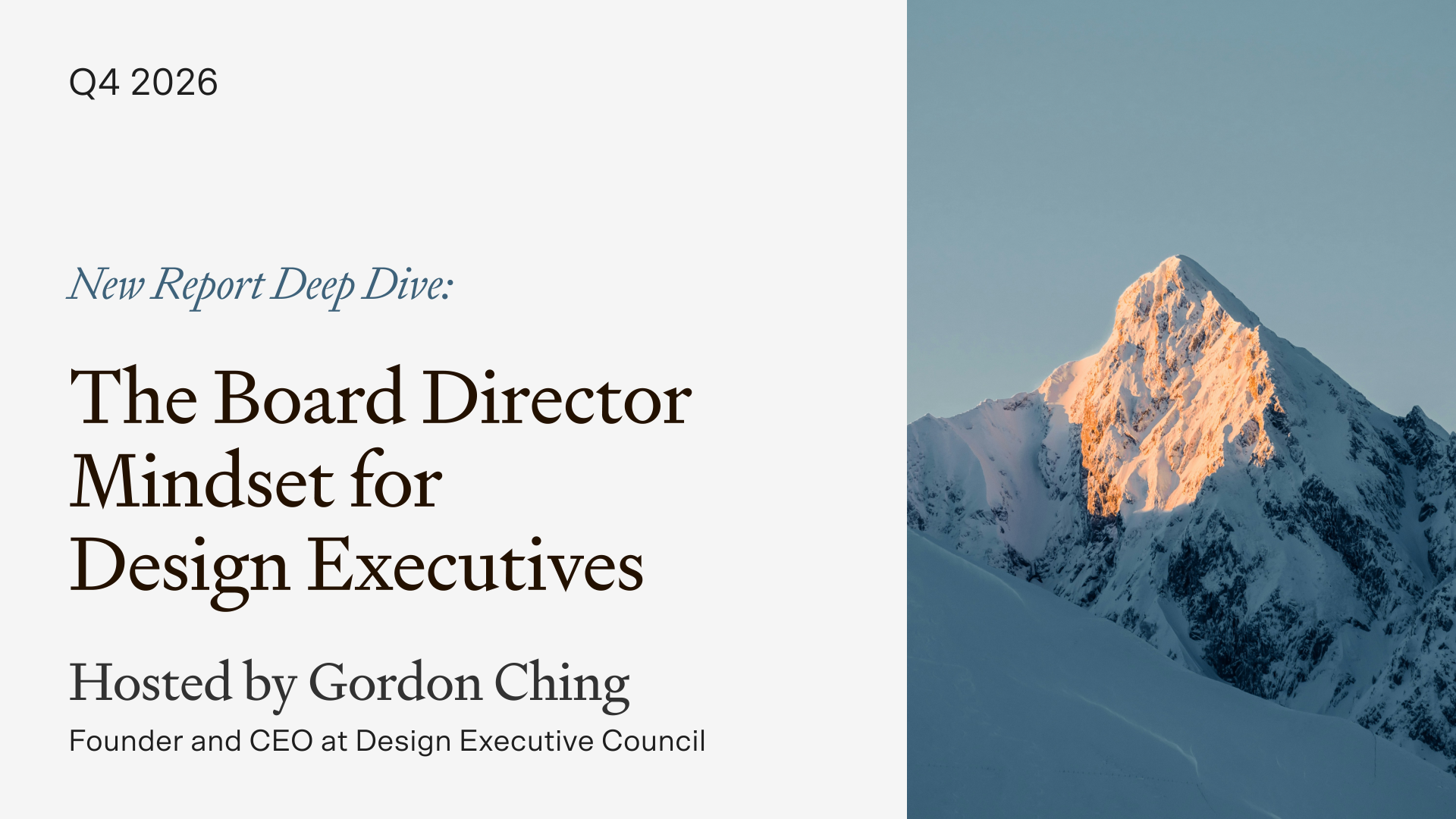 Virtual Pulse Conversation: Building Your Board Mindset and Readiness