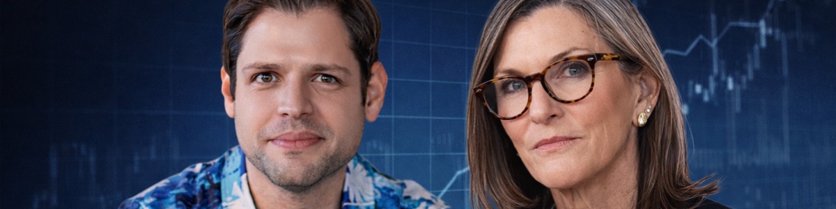 George Kailas and Cathy Wood with the blog title overlaying the bottom portion.