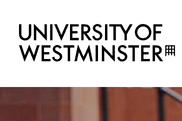University of Westminster logo with a stylized grid building icon beside the text.