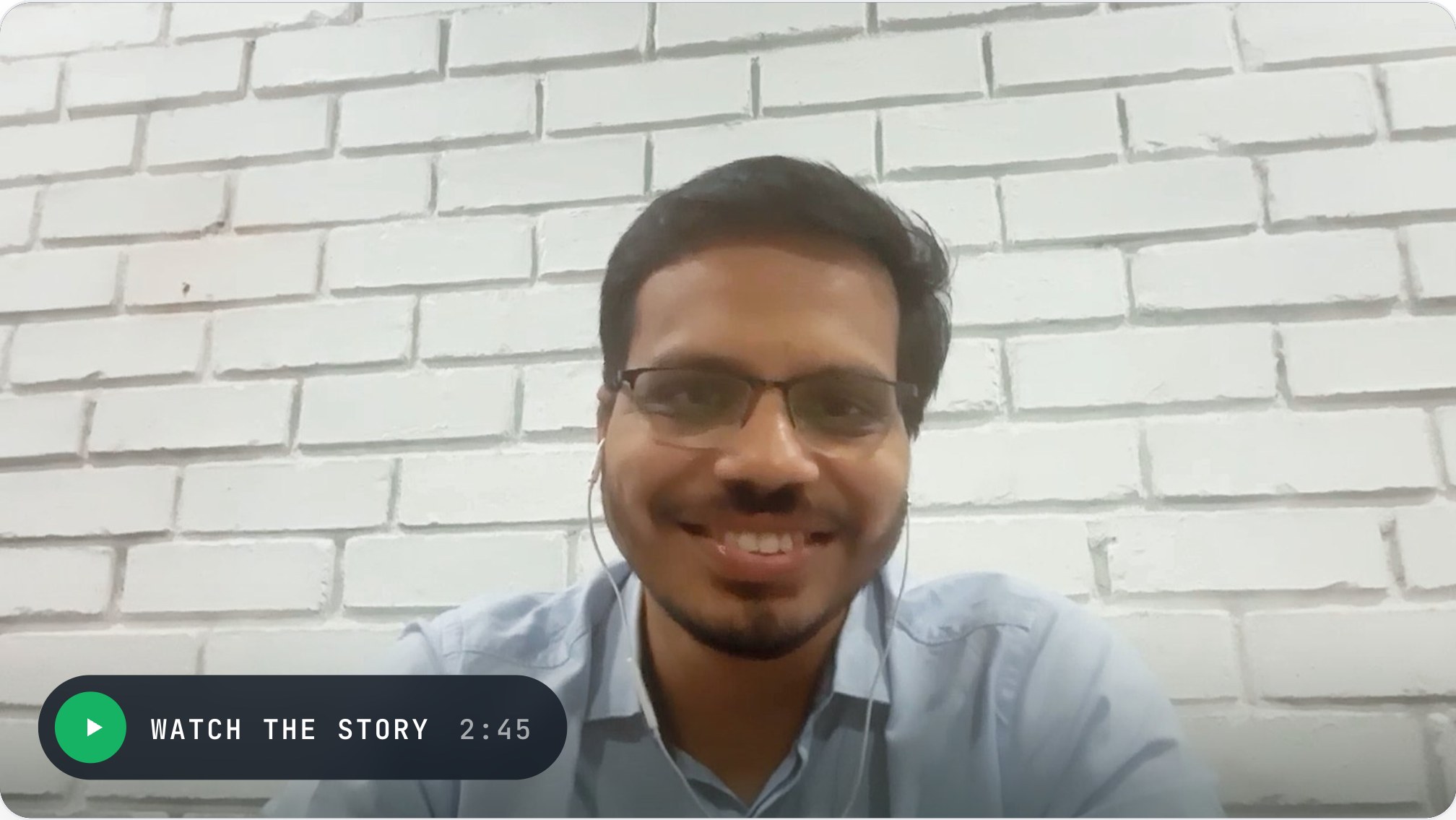 Roop Reddy, co-founder of Documentation.AI. Watch the story, 2 minutes 45 seconds