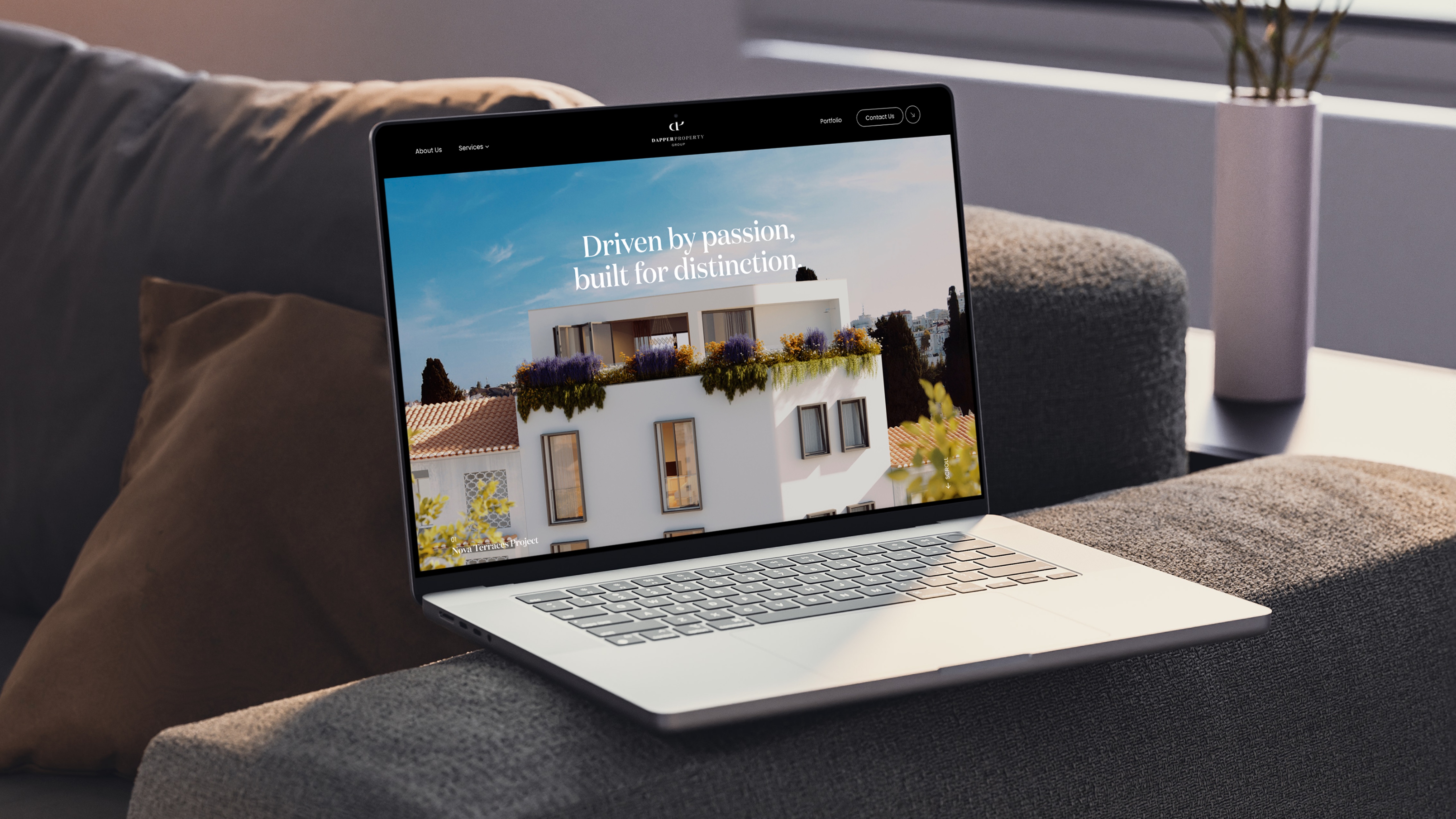 DPG had grown into a full turn-key developer in Portugal with no digital presence to match.