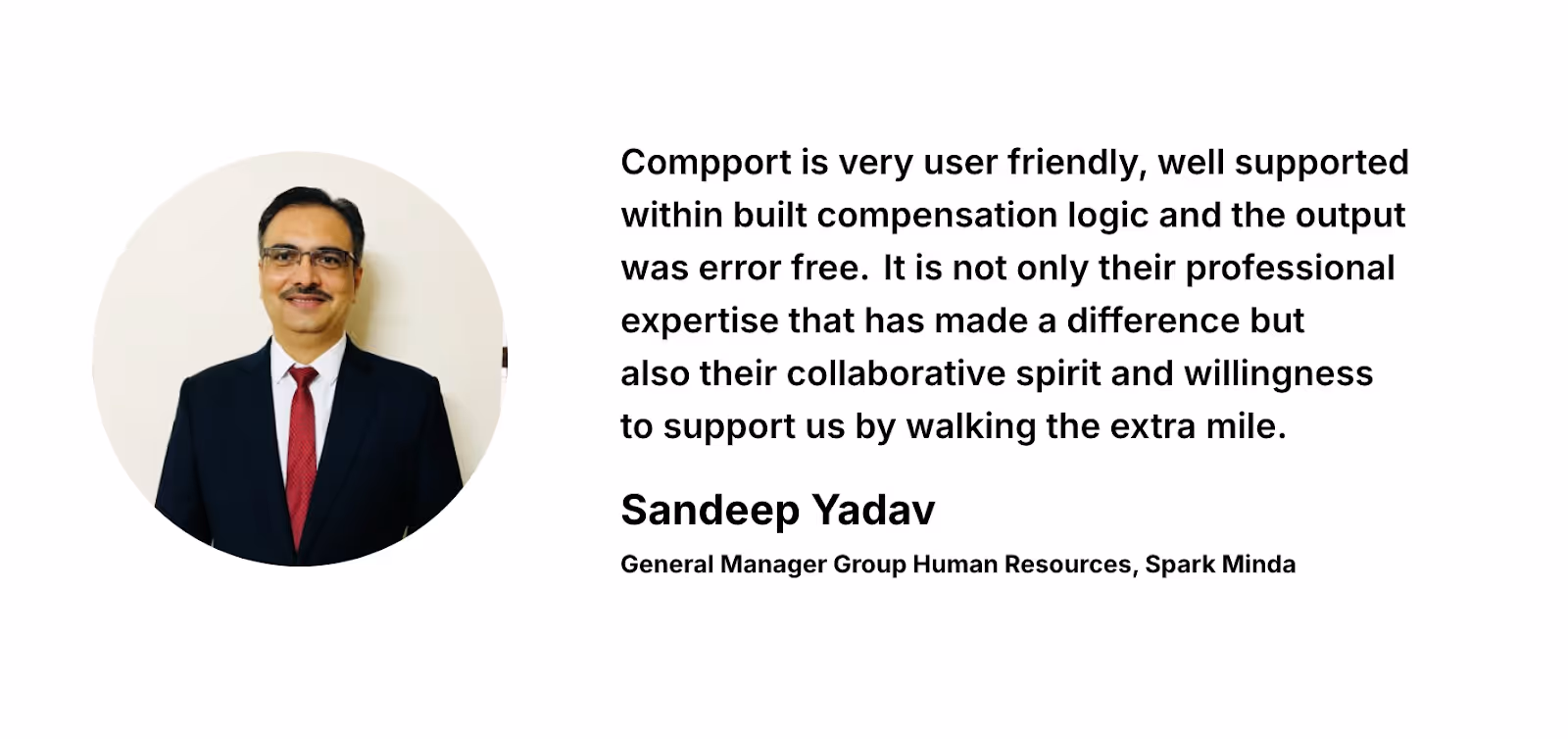 Compport testimonial