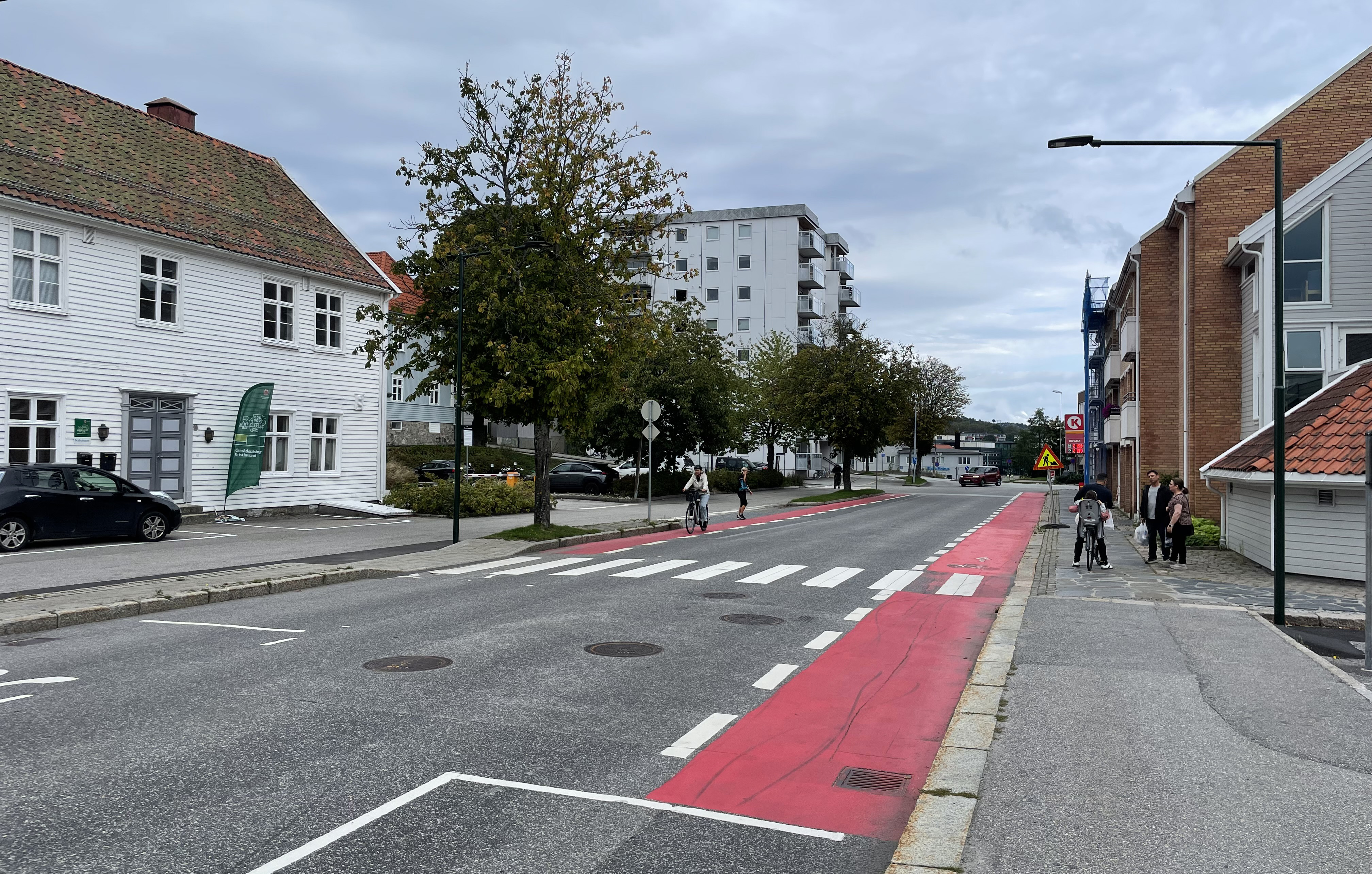 Intensivbelysning gangfelt Tordenskjolds gate/Kronprinsens gate 