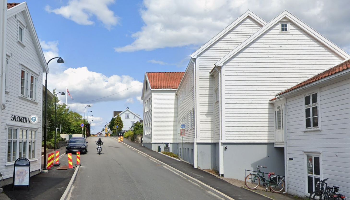 Lillesand, kollektivbetjening i sentrum