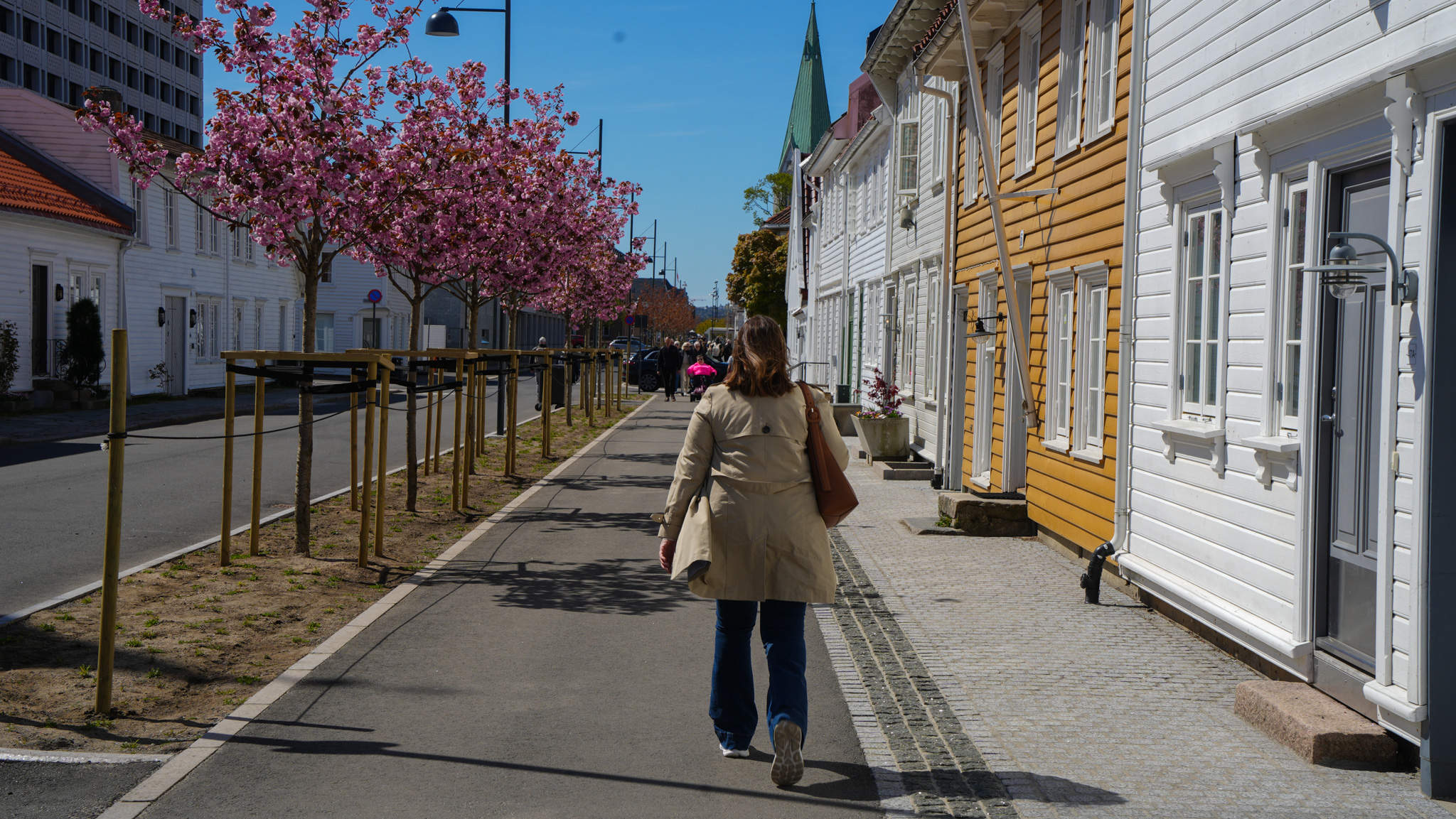 Rådhusgata, Elvegata - Festningsgata, gang- og sykkeltiltak