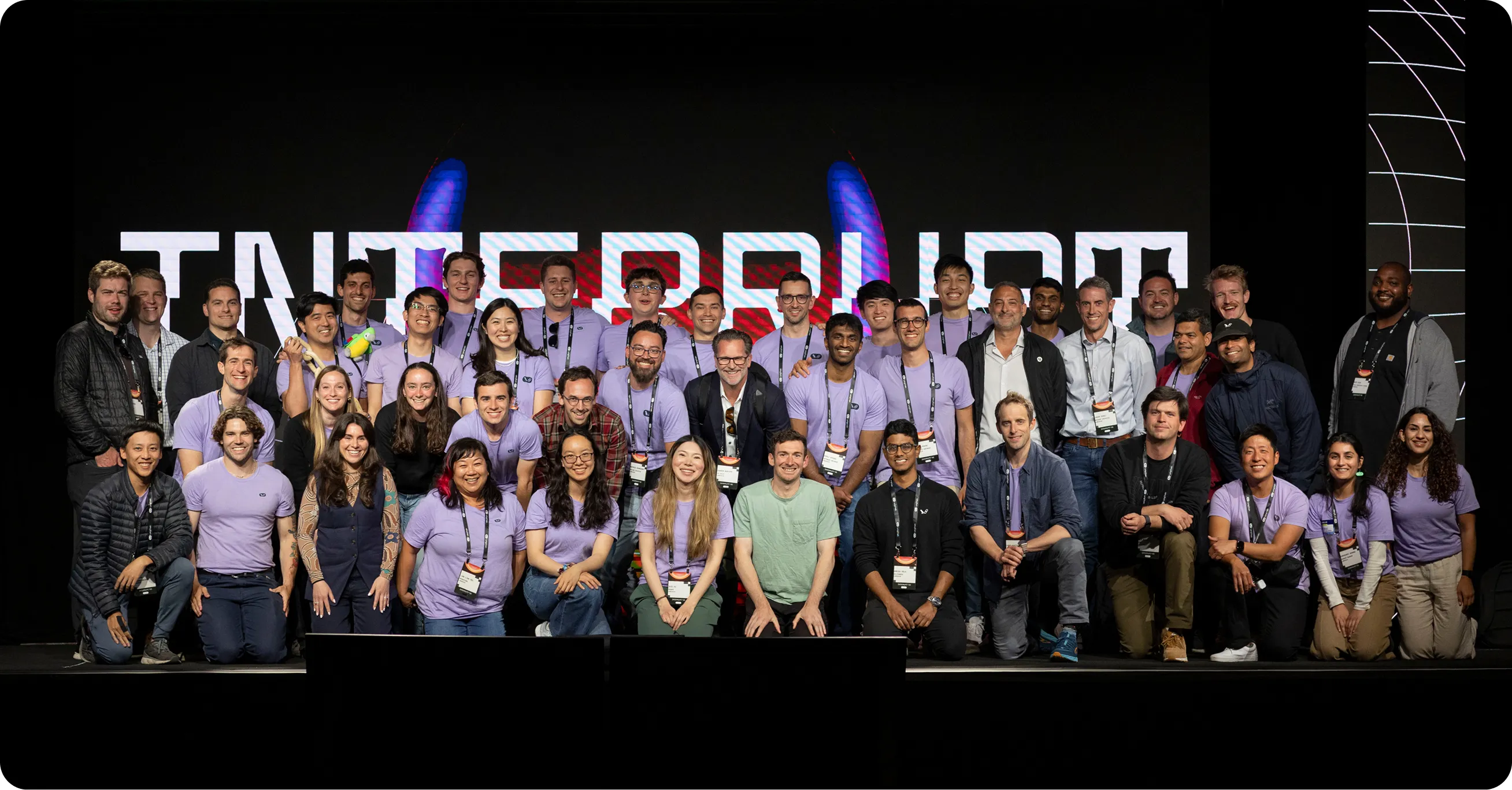 A photo of the LangChain team