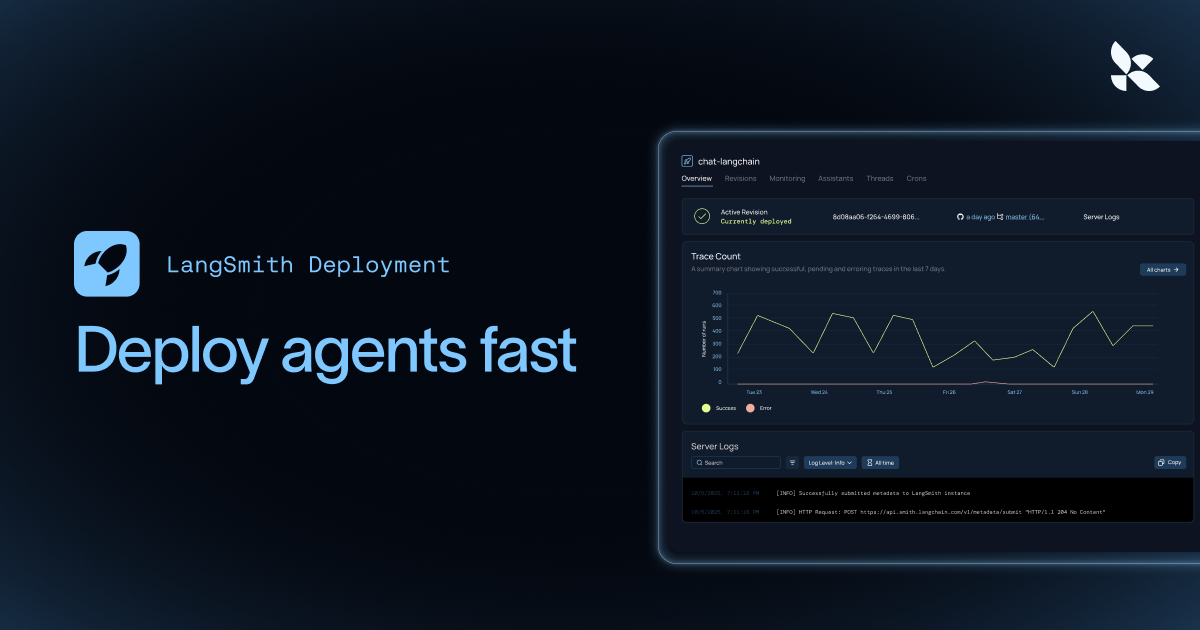 Official LangSmith Deployment (formerly LangGraph Platform) product page preview image from langchain.com