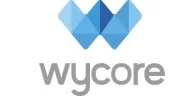 Wycore logo featuring blue geometric diamond shapes arranged in a square pattern