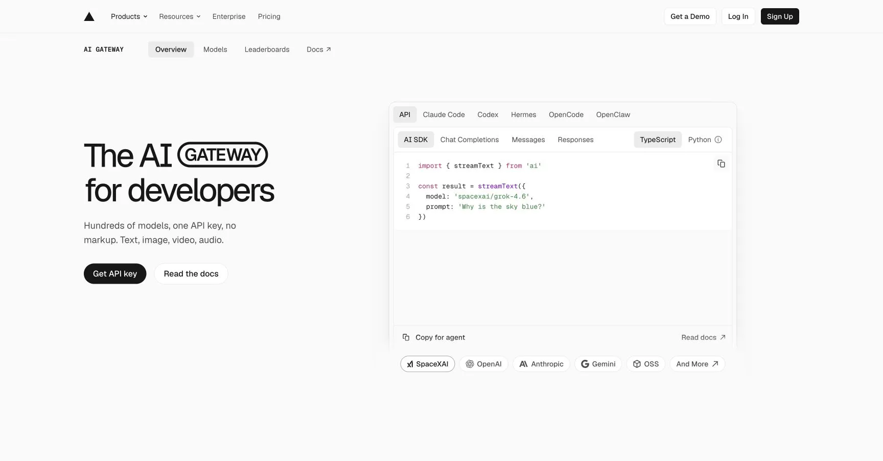 Vercel AI Gateway