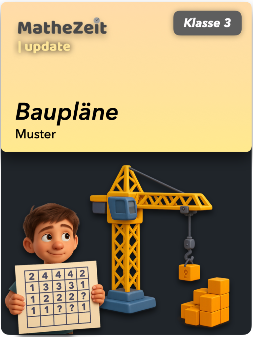 Baupläne - Klasse 3