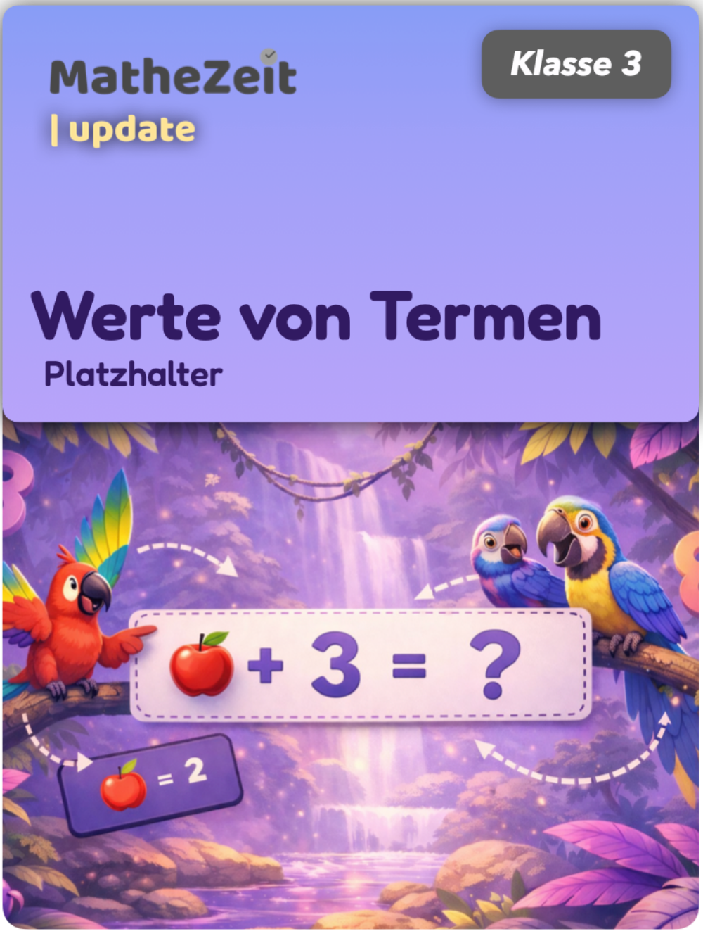 Werte von Termen - Klasse 3