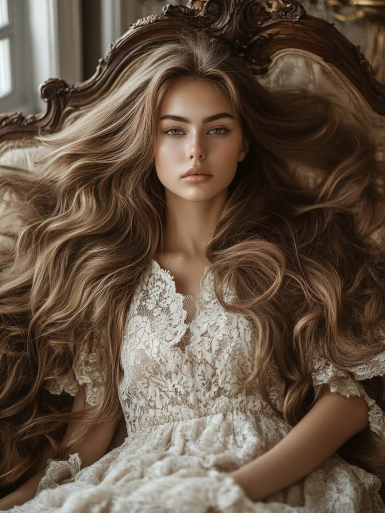 Coupe cheveux fins avec volume naturel autour du visage