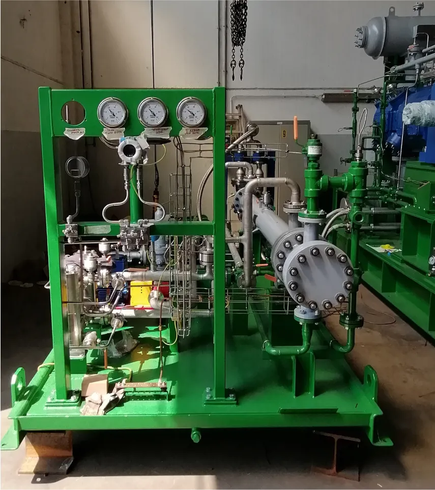 LUBE-OIL AND COOLING WATER CONSOLES