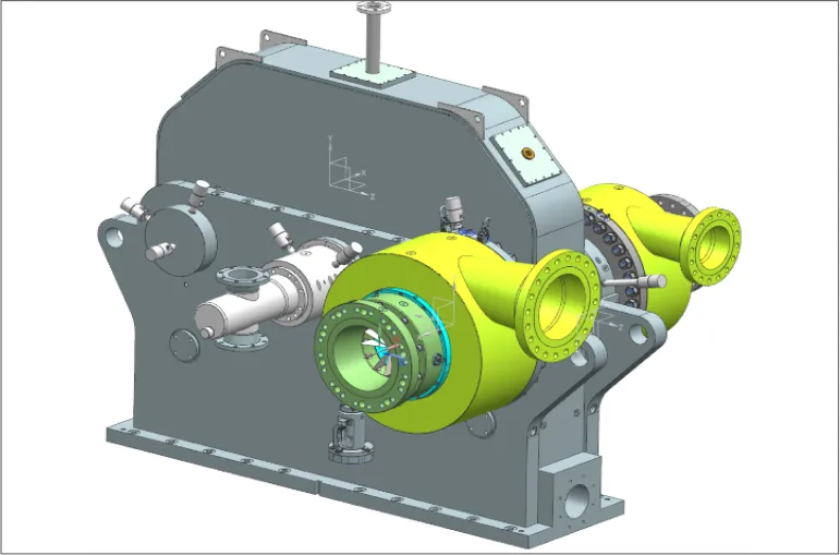 TYPICAL INTEGRALLY GEARED COMPRESSOR