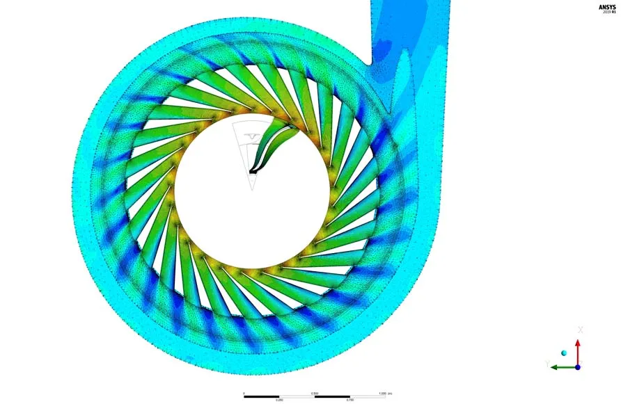 DIFFUSER AND VOLUTE FLOWFIELD VISUALIZATION