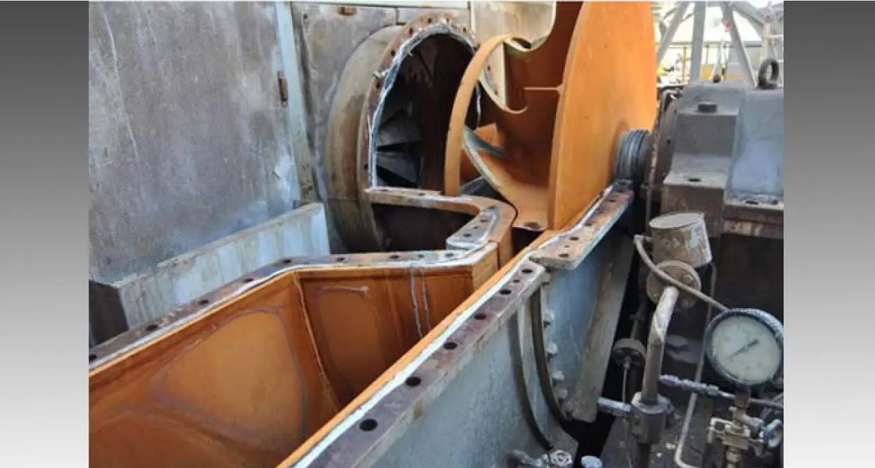 CORRODED COMPRESSOR REHABILITATION