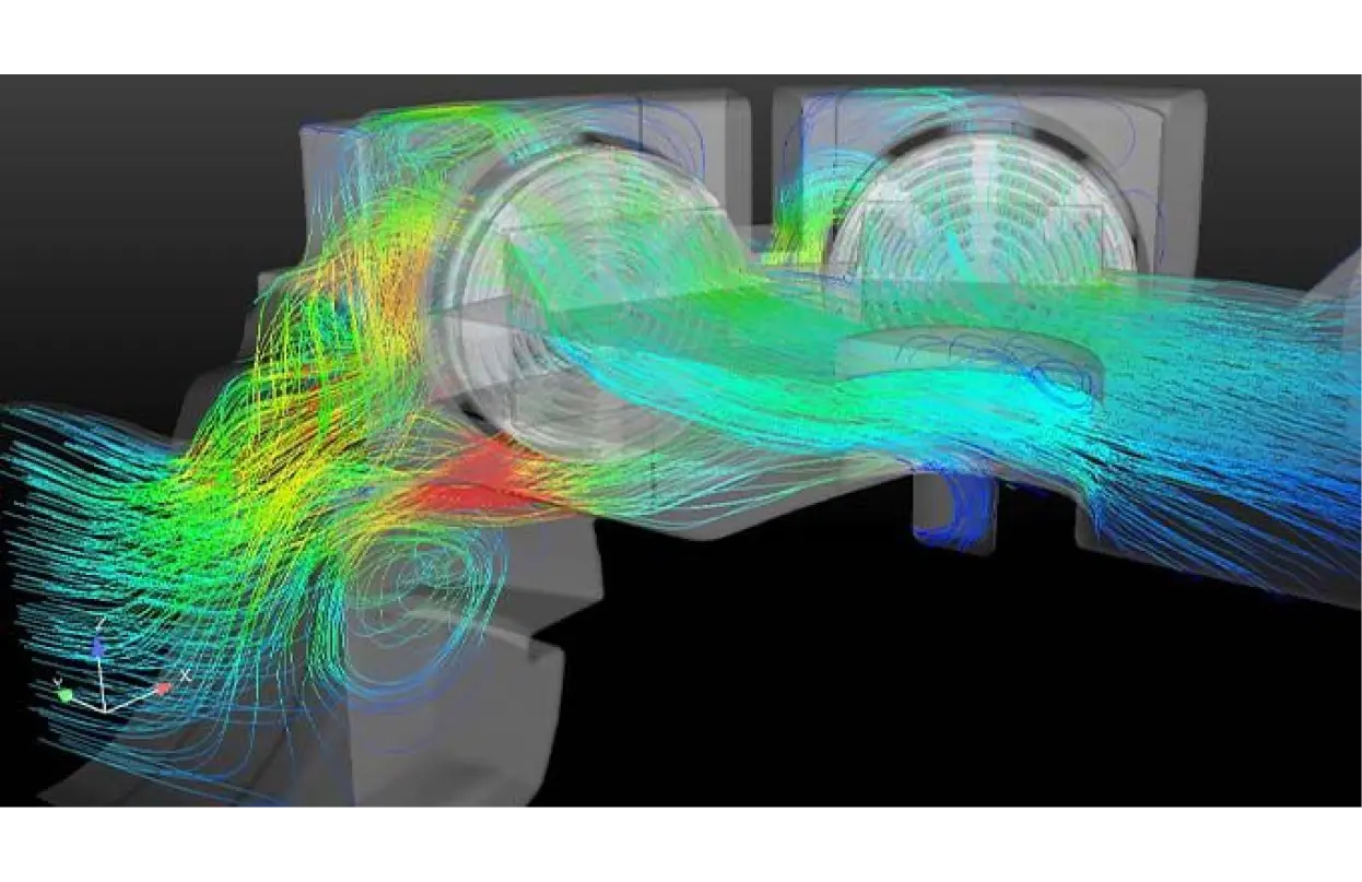 COMPLETE GAS PASSAGE CFD ANALYSIS.