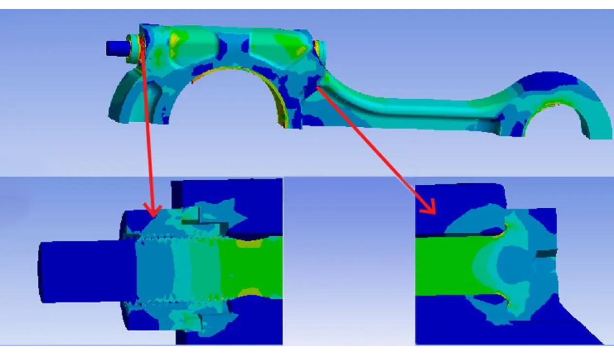 RECIPROCATING COMPRESSOR:CONROD FEA