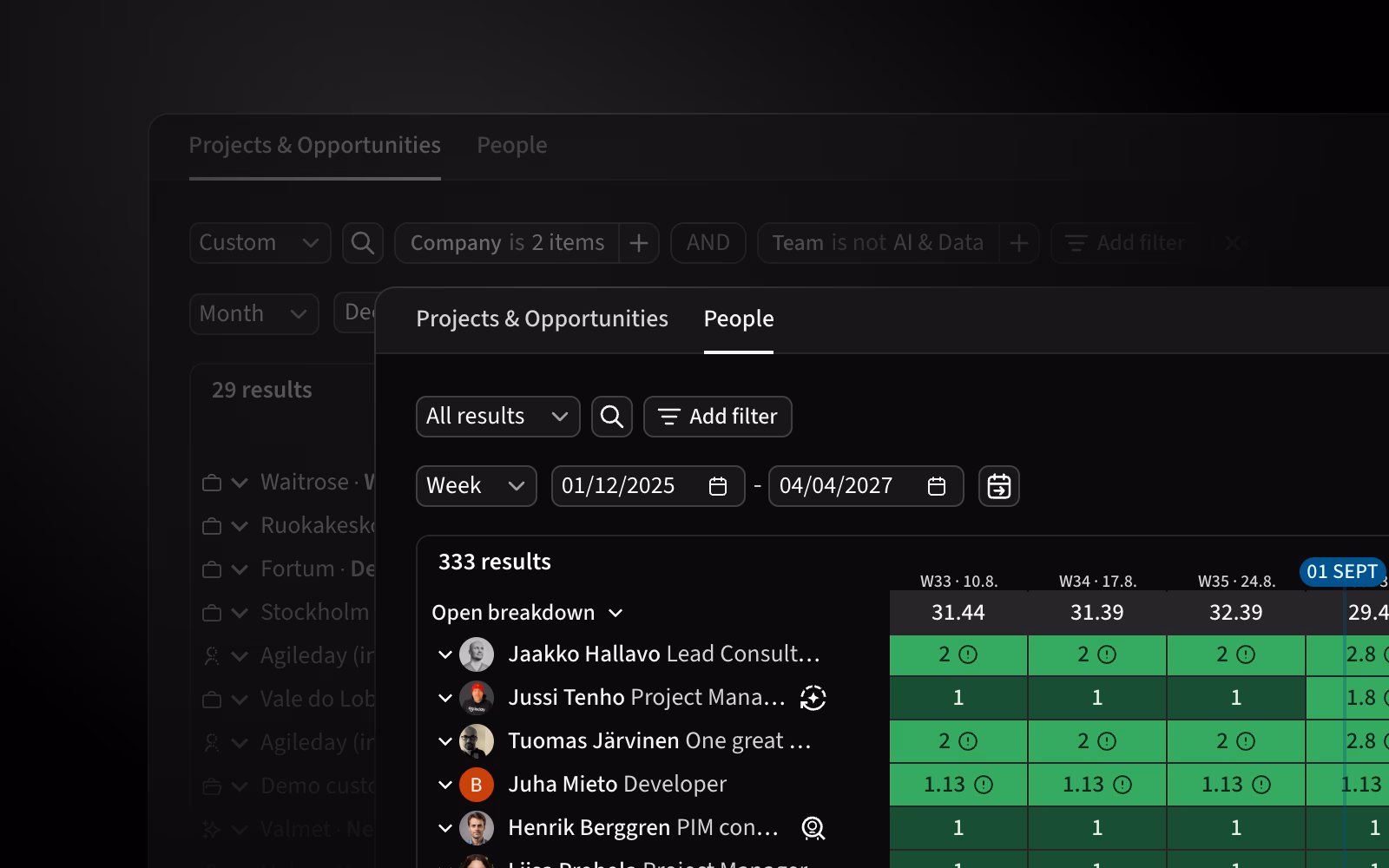 New allocation views allow for greater visibility and management opportunities