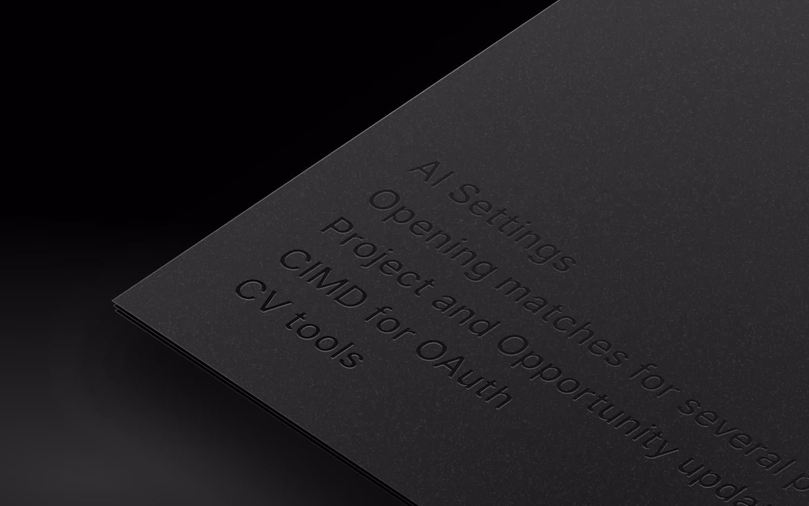 A card listing the most recent MCP updates: CV tools, CIMD for OAuth, Project and Opportunity updates, Opening matches for several people at once, and AI Settings.