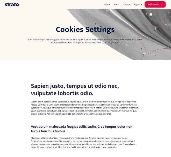 Page example