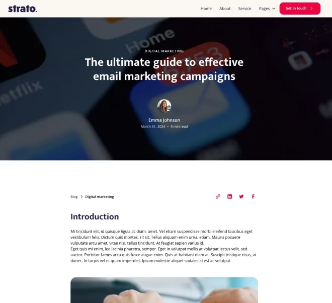 Page example