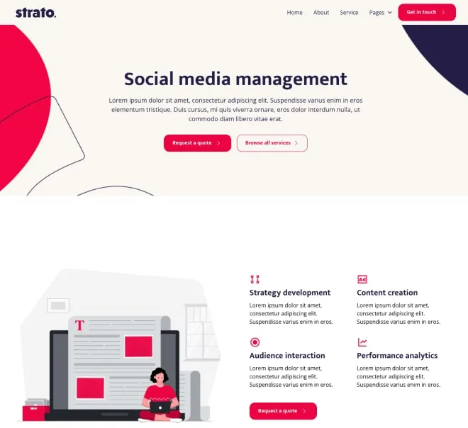 Page example