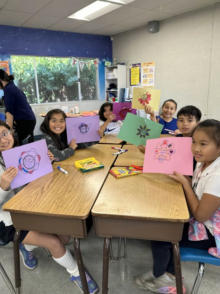 Park Elementary students share their dreams through Hope Blossoms