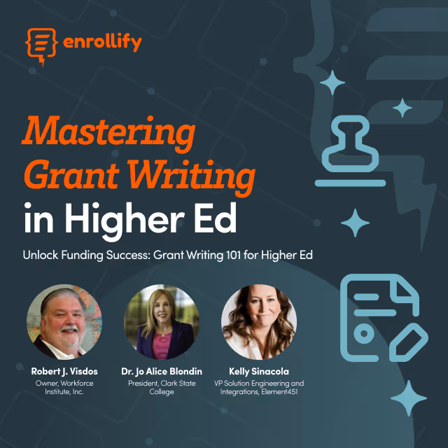 A woman looking onward ahead surrounded by arrows pointing up, symbolizing professional development growth.