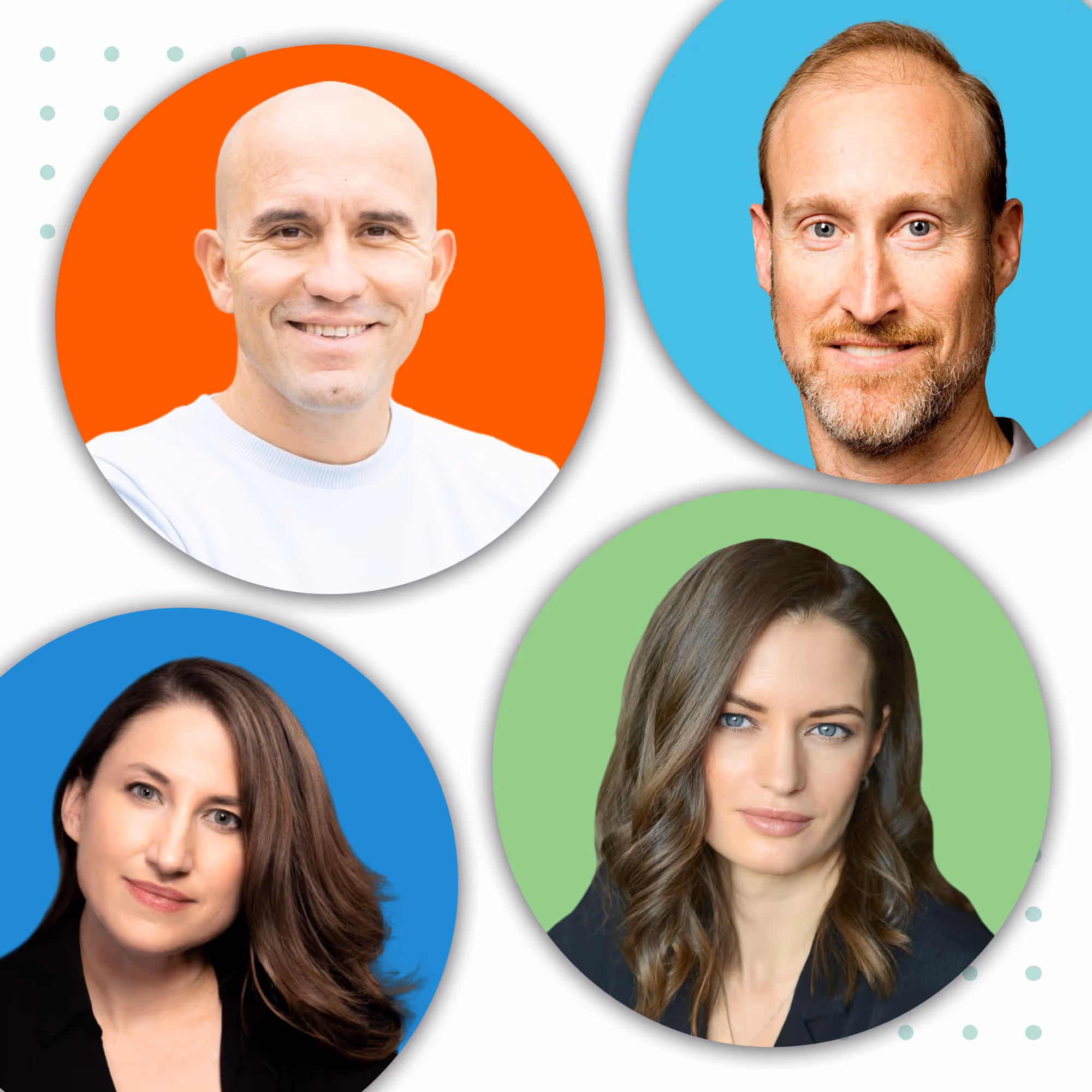 A woman looking onward ahead surrounded by arrows pointing up, symbolizing professional development growth.