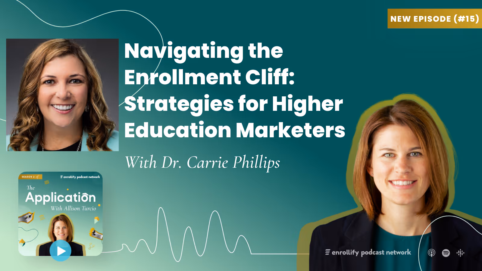 Ep: 15: Navigating the Enrollment Cliff: Strategies for Higher Education Marketers