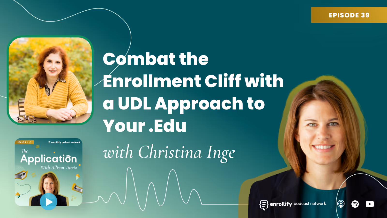 Ep. 39: Combat the Enrollment Cliff with a UDL Approach to Your .Edu