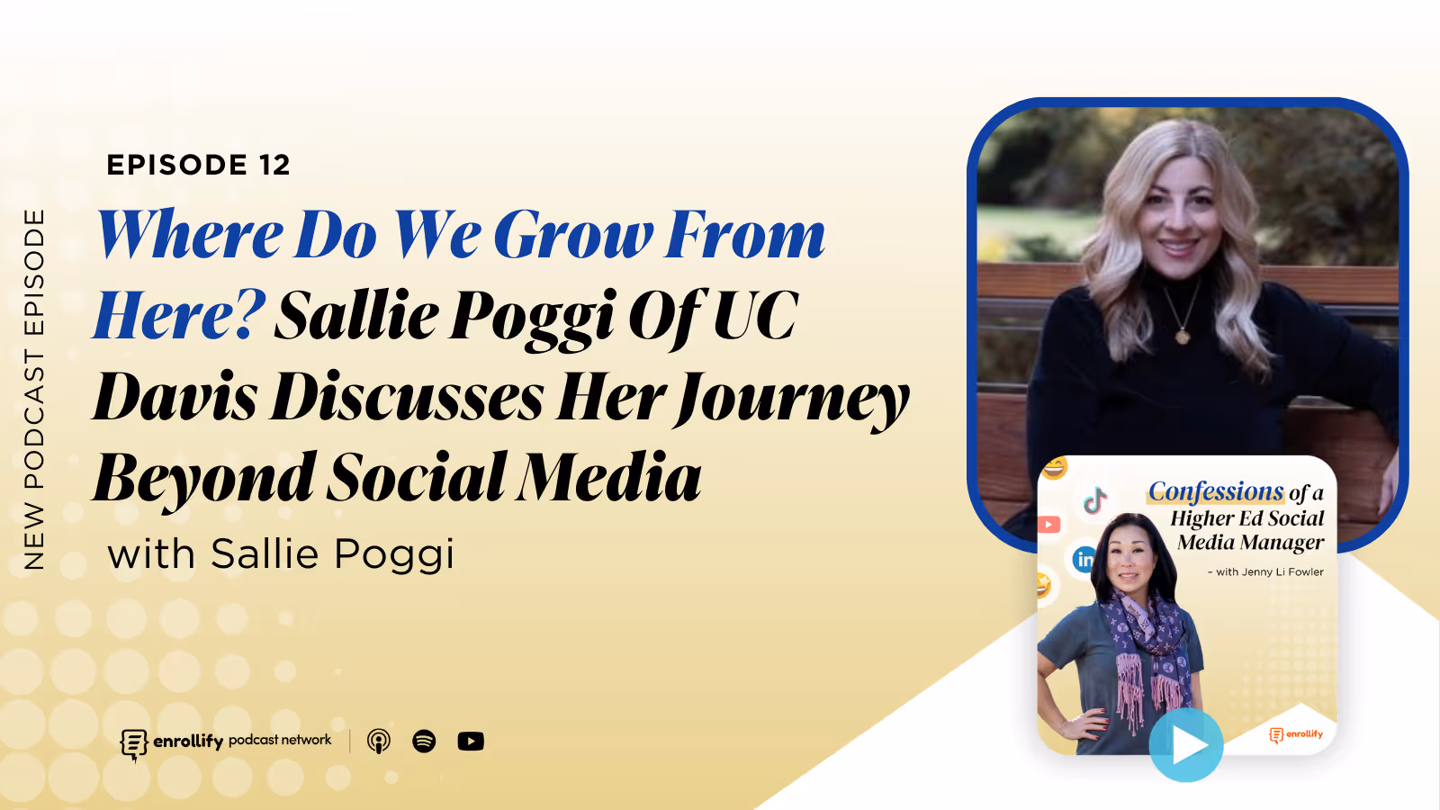 Ep. 12: Where Do We Grow From Here? Sallie Poggi Of UC Davis Discusses Her Journey Beyond Social Media