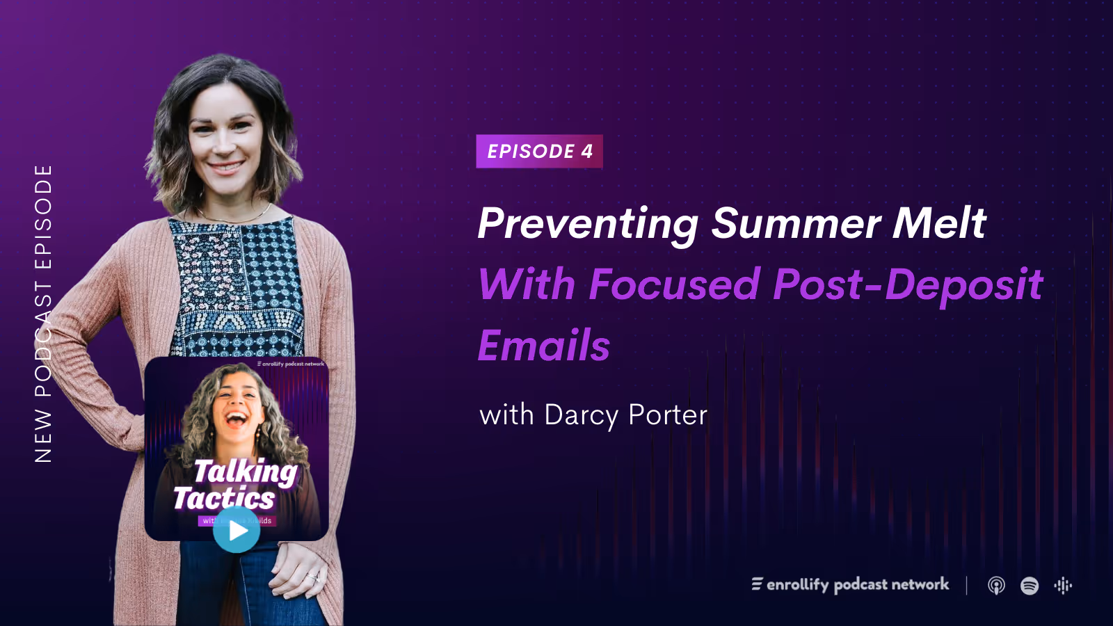 Ep. 4: Preventing Summer Melt with Focused Post-Deposit Emails