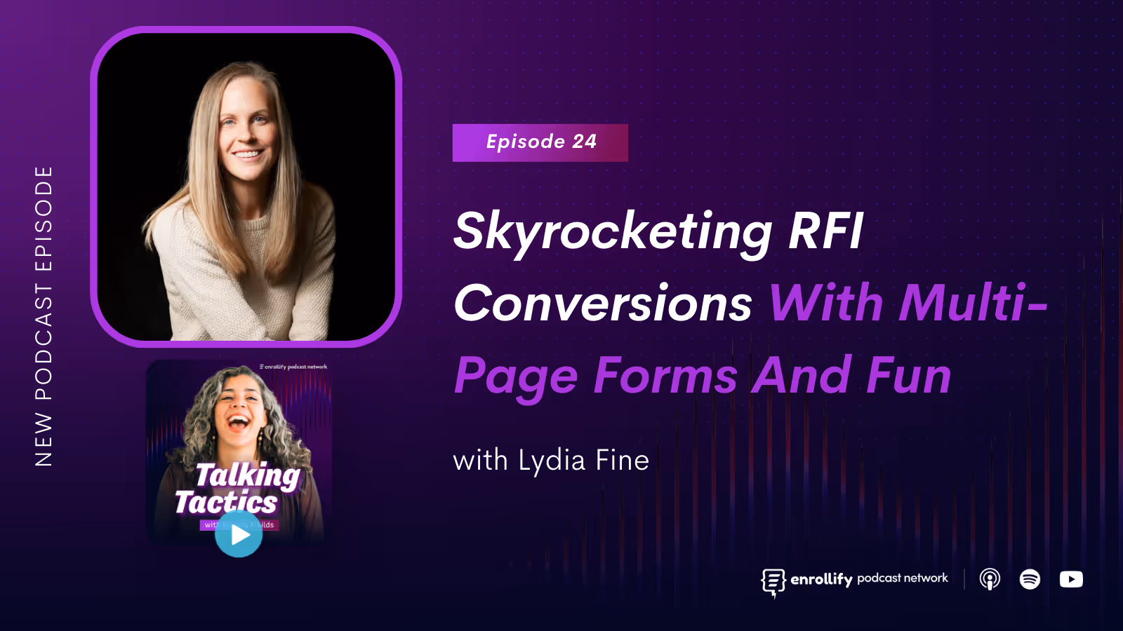 Episode 24: Skyrocketing RFI Conversions With Multi-Page Forms And Fun