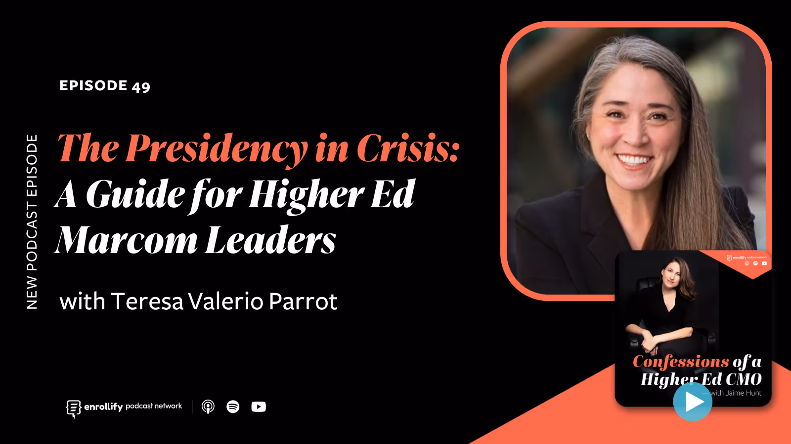 Ep. 49: The Presidency in Crisis: A Guide for Higher Ed Marcom Leaders