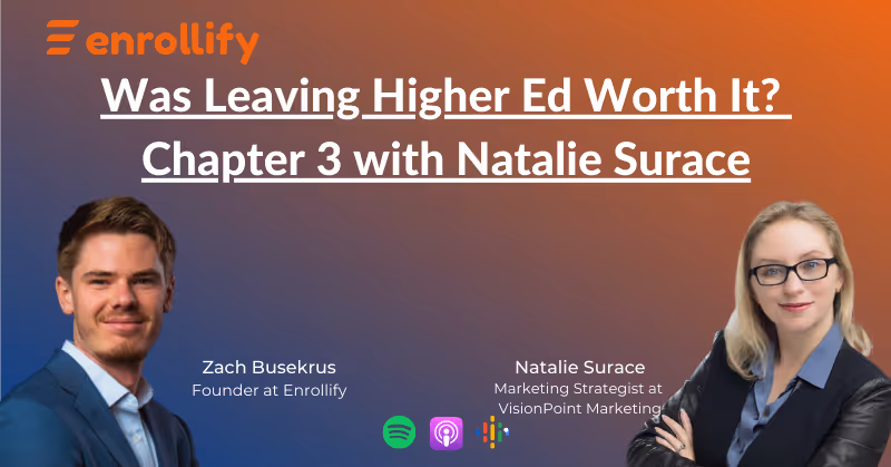 Ep. 141: Was Leaving Higher Ed Worth It? Chapter 3 with Natalie Surace