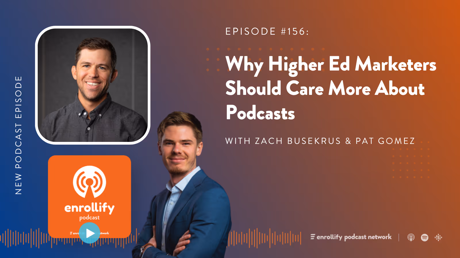 Ep. 156: Why Higher Ed Marketers Should Care More About Podcasts