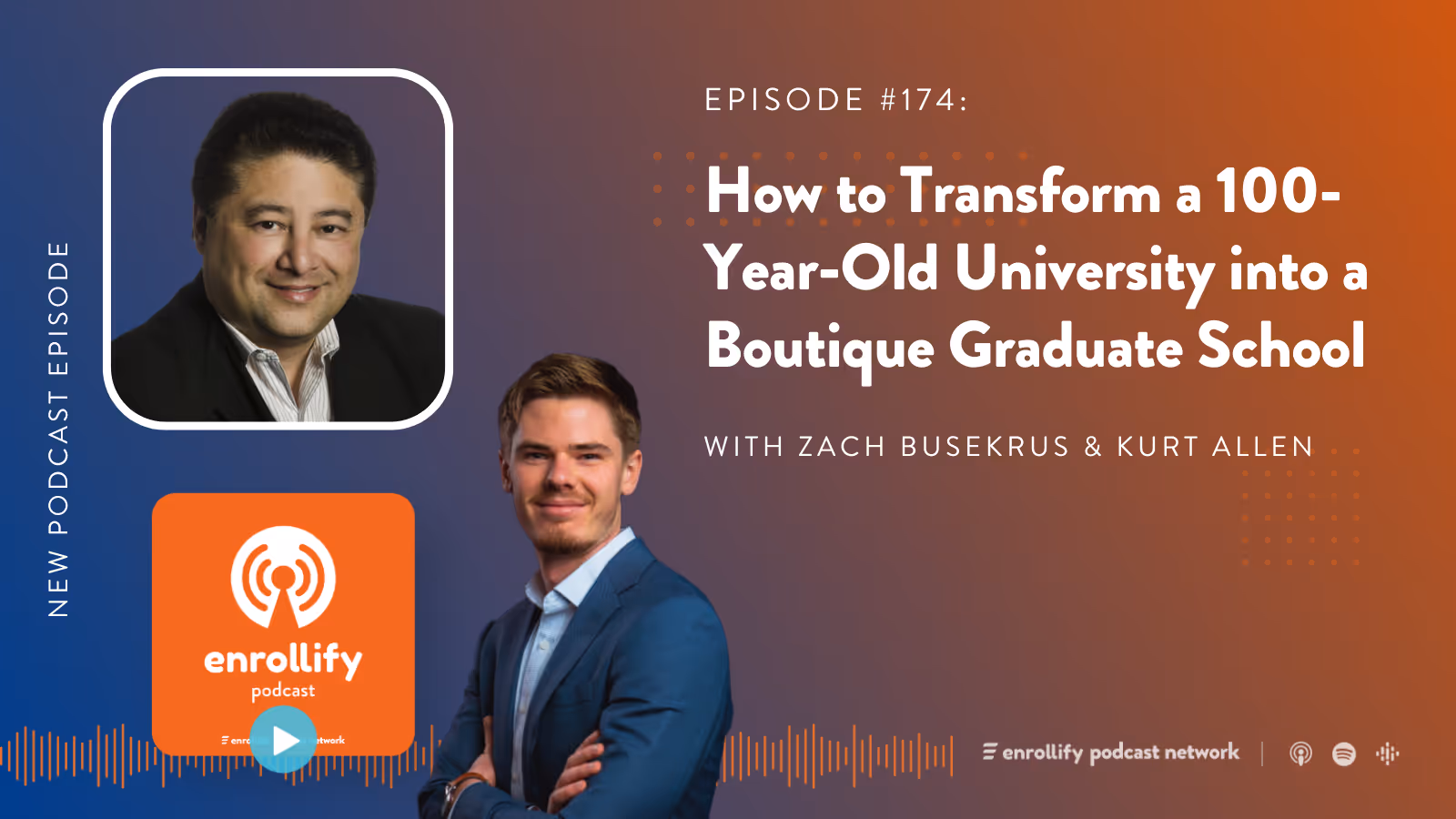 Ep. 174: How to Transform a 100 Year Old University into a Boutique Graduate School