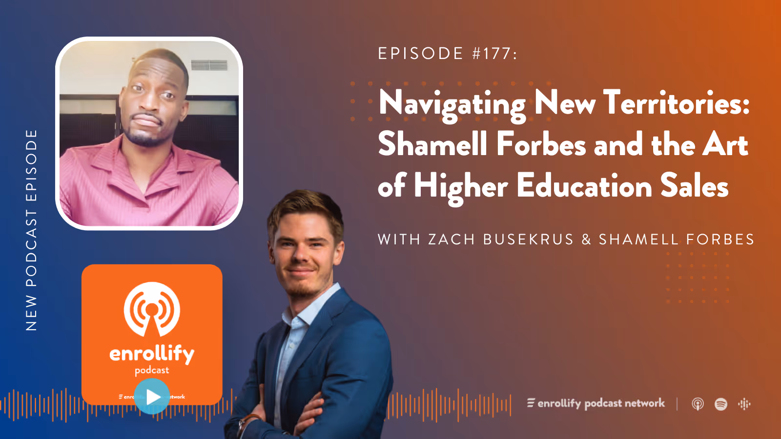 Episode 177: Navigating New Territories: Shamell Forbes and the Art of Higher Education Sales