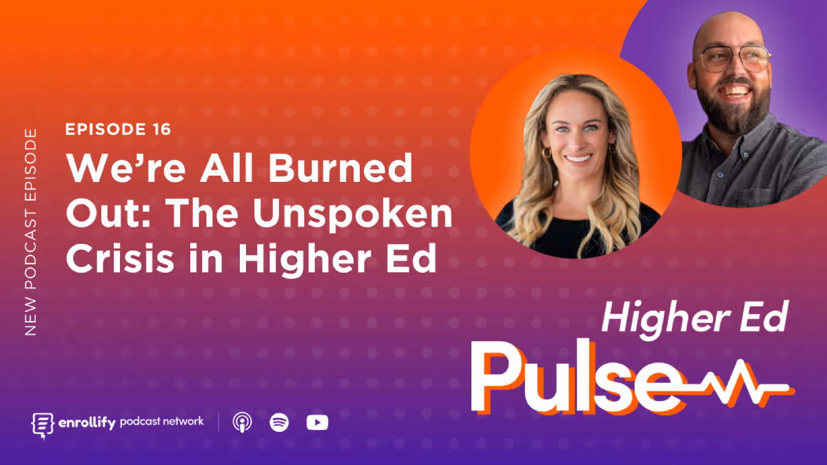 We’re All Burned Out: The Unspoken Crisis In Higher Ed