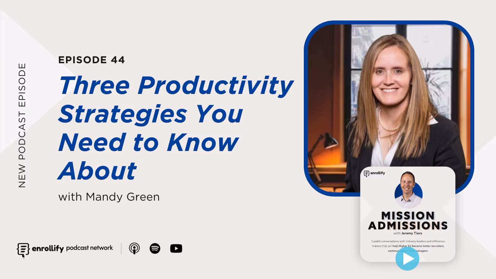 Ep. 44: Three Productivity Strategies You Need to Know About